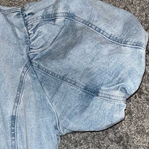 Denim puff sleeve Dress - Picture 9 of 13